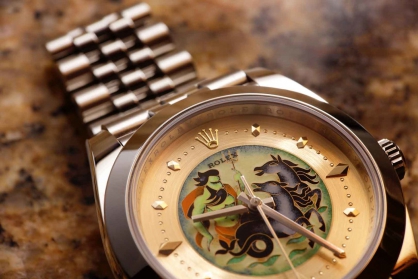Đắm chìm trong nghệ thuật tráng men đỉnh cao trên chiếc đồng hồ Rolex đặc biệt