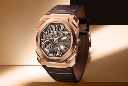 Ấn tượng đồng hồ Bulgari Octo Finissimo Skeleton 8 Days tuyệt vời mới ra mắt tại Geneva Watch Days 2022