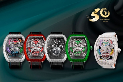 Franck Muller trình làng 5 siêu phẩm đồng hồ kỷ niệm 50 năm thành lập Cortina Watch