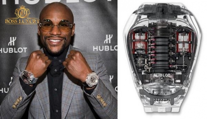 Ngắm bộ sưu tập đồng hồ Hublot nam của tay đấm triệu đô Floyd Mayweather