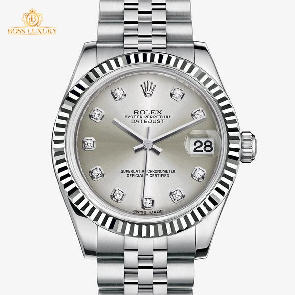 đồng hồ rolex stainless steel back water resistant 1