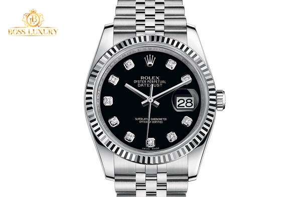đồng hồ rolex stainless steel back water resistant 2
