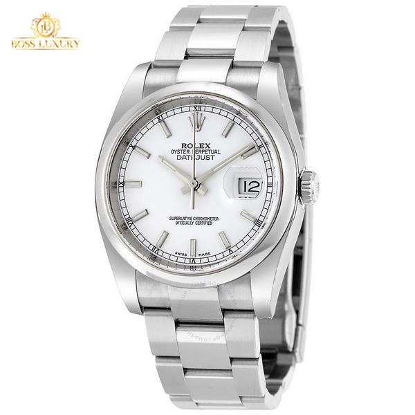 đồng hồ rolex stainless steel back water resistant 4
