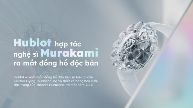 Hublot ra mắt chiếc đồng hồ độc bản MP-15 hợp tác cùng Takashi Murakami