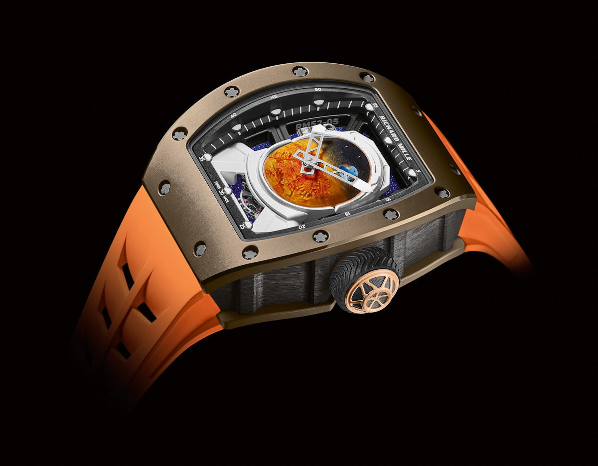 RM 52-05 Tourbillon Pharrell Williams trị giá tới 969.000 USD - Đồng hồ Sao Hỏa lần đầu tiên xuất hiện